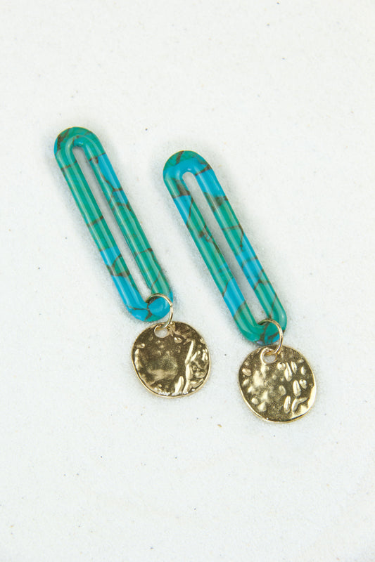 Turquoise Link Drops