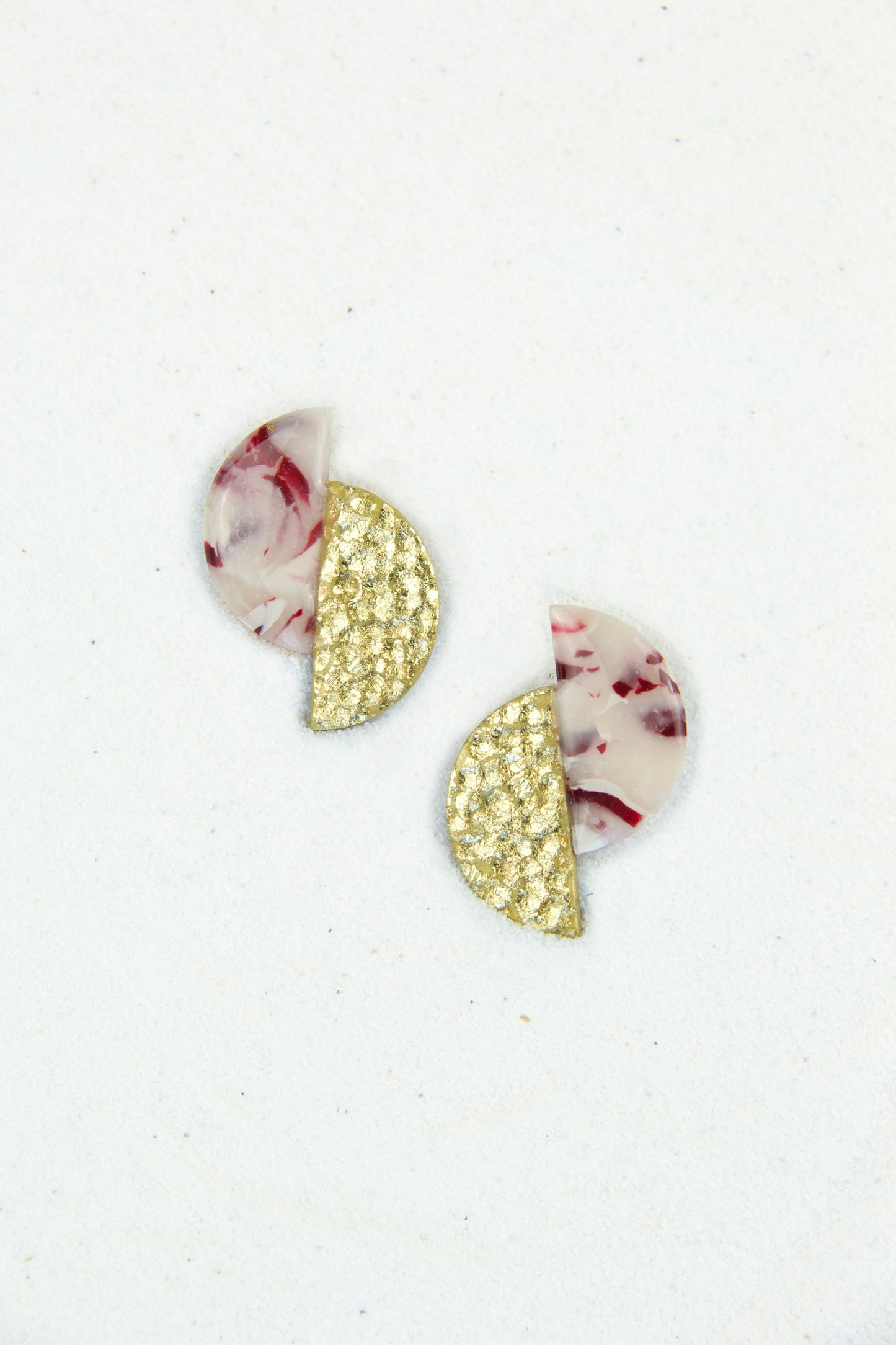 Crimson Eclipse Studs